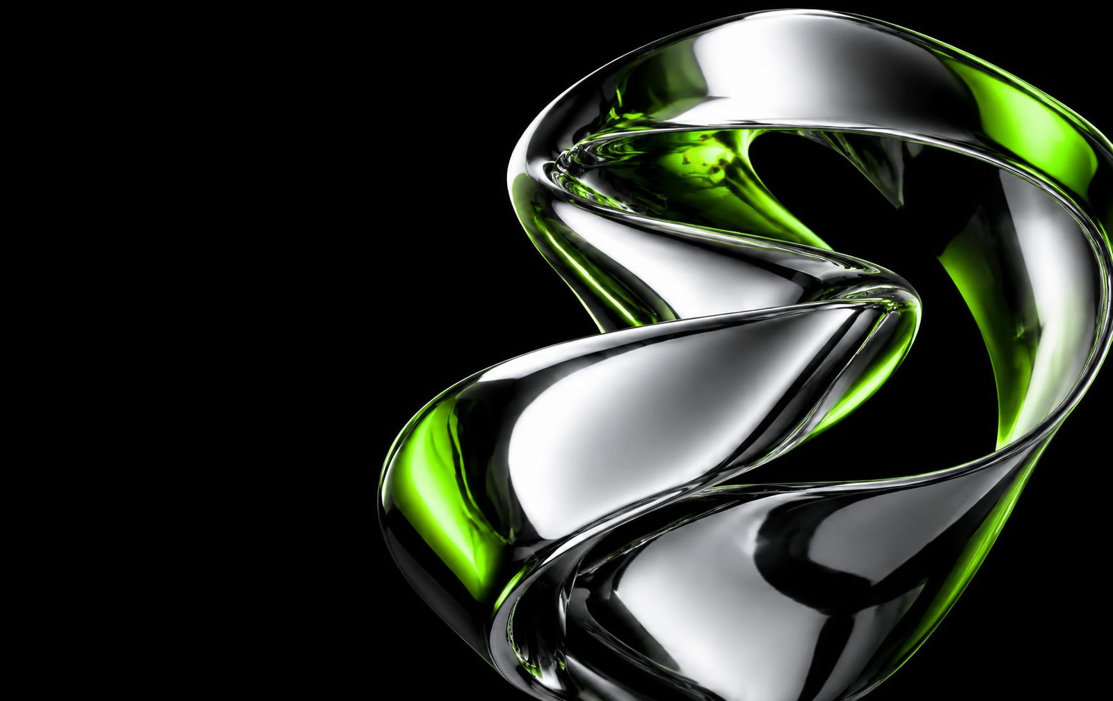 Shift State’s chrome and neon green sculptural identity